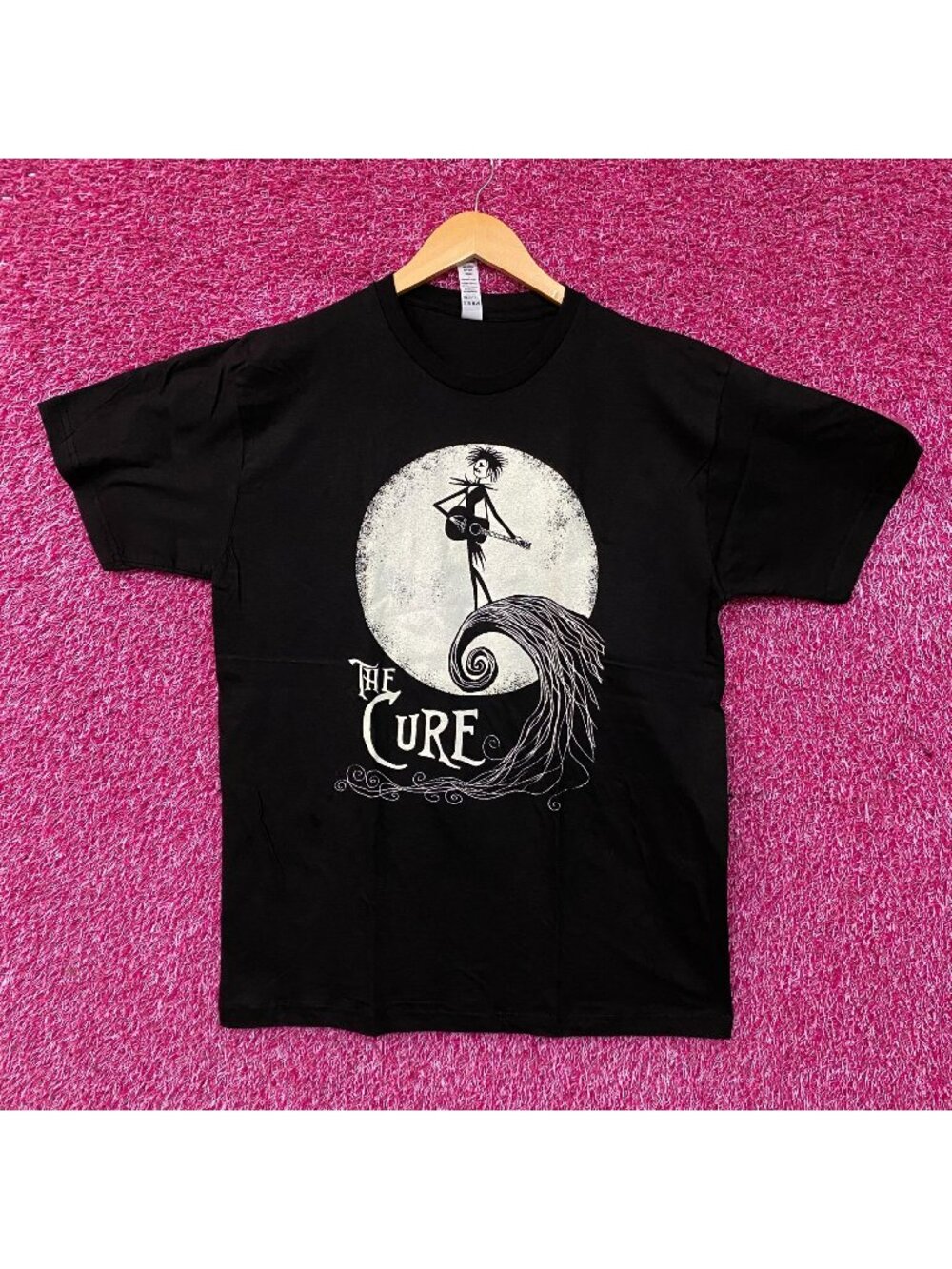 The Cure "Wish" Nightmare Before Christmas Rock Band T-Shirt Large